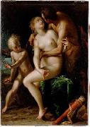 Hans von Aachen Jupiter Antiope und Amor France oil painting artist